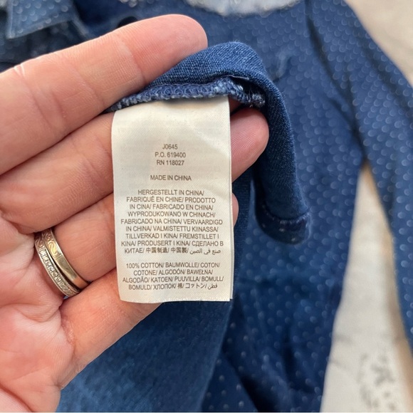 Boden Blue Long Sleeve Notched Collar Shirt Dress - Picture 9 of 14